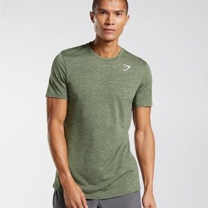 Gymshark Men's Olive Short Sleeve Tee